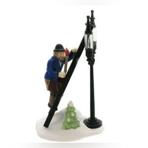 Department 56 Accessory Lamplighter Accessory Set / 2 Retired Dickens
